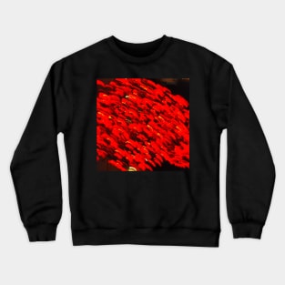 Fire - Red and Black Abstract Design Crewneck Sweatshirt